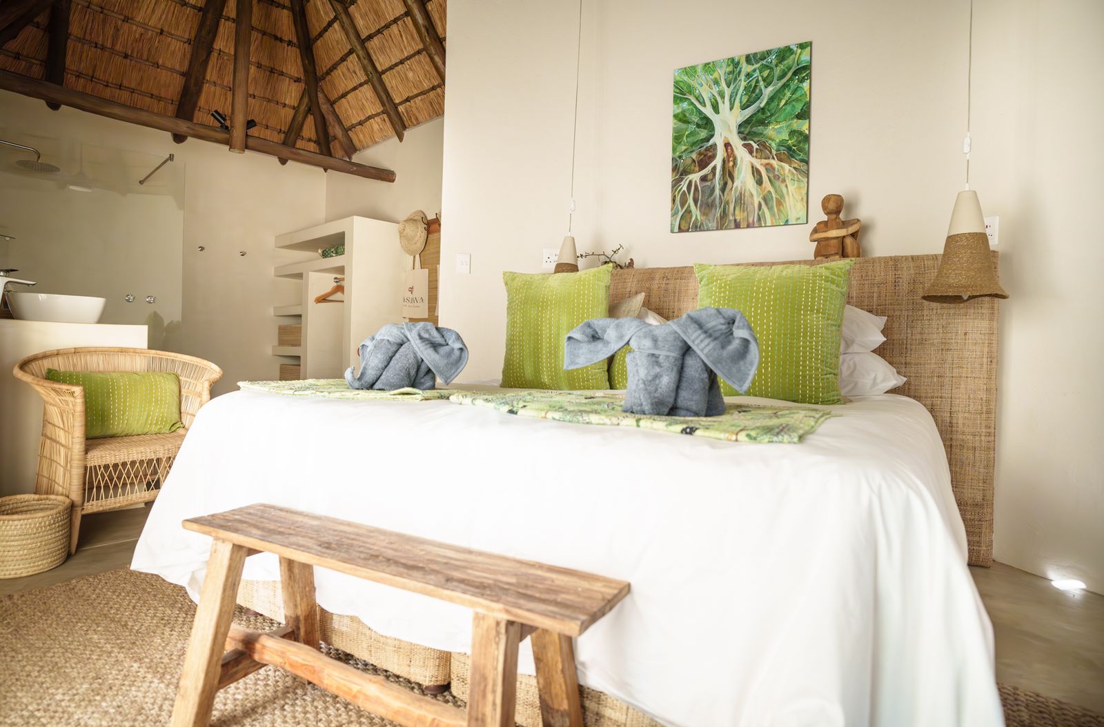 Garden suite bedroom